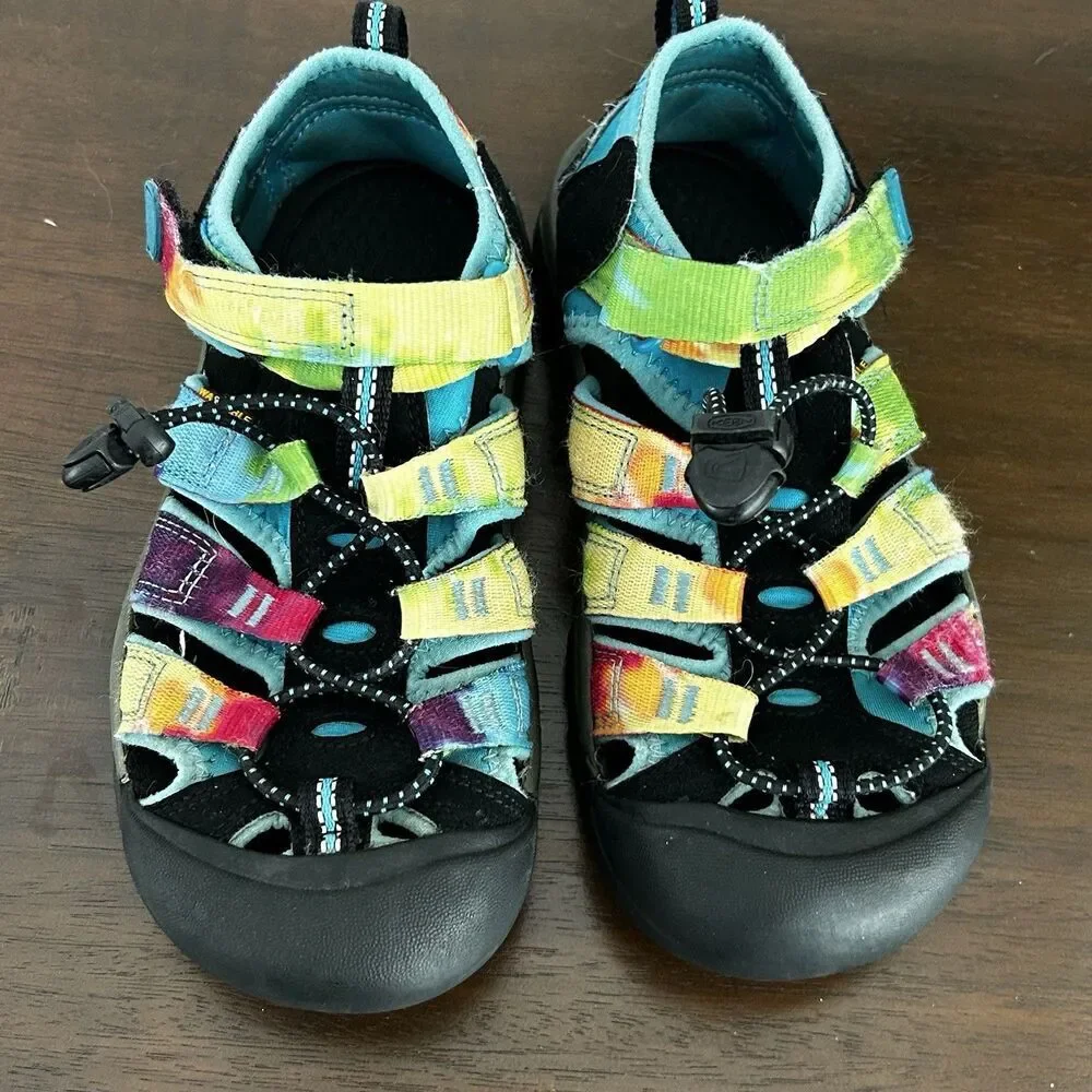 Keen Newport H2 Sandals Size 3?? Tie Dye Fisherman Water Hike